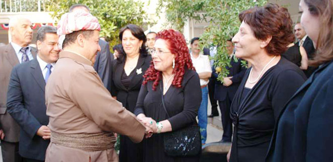 Mesud Barzani ile Fransız Elçiliğinin açılışından…